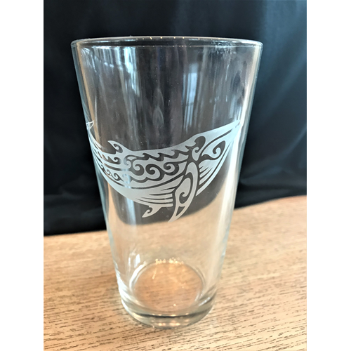 Whale Beer Pub Glass